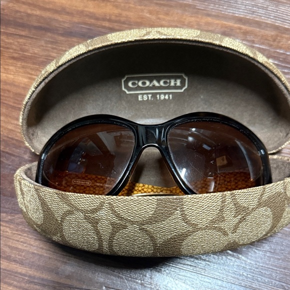 Coach Women's Brown Sunglasses - Picture 1 of 6